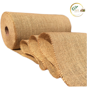 Rouleau de tissu en jute naturel pour sacs et artisanat – Textile écologique biodégradable pour emballage, rembourrage et décoration intérieure - Product Image 2