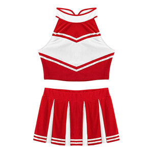 Nuevo uniforme de porristas con logotipo personalizado para escuelas, clubes y academias en múltiples colores, tallas y estilos. - Product Image 1