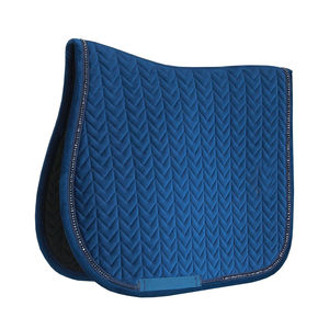 Tapis de selle d'équitation personnalisé 2026 avec logo, écologique, matelassé, respirant, doublure en maille de coton, confort et durabilité, équestre - Product Image 3