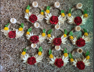 Bouquet de fleurs séchées cosmiques biologiques Sola de haute qualité pour centre de table, décoration d'événements, remise de diplôme, Halloween, Fête des Pères - Vente en gros de mars - Product Image 1