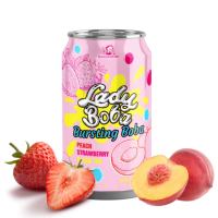 Jugo en Lata de 320 ml con Sabor a Té de Burbujas Madam Hong Taiwan Pear & Cantaloupe Bursting Boba