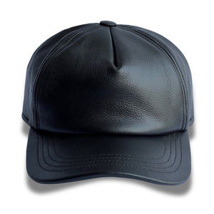 Casquette de baseball réglable en cuir véritable style vintage pour hommes et femmes, avec logo brodé personnalisé et impression en relief 2026 - Product Image 6