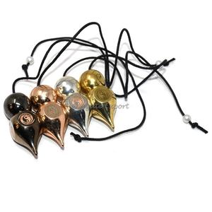 Vente en gros de pendules pentagramme étoile en pierres précieuses Pendule de chakra gravé à sept chakras Style chakra sur le thème du reiki - Product Image 2