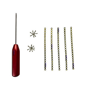 2.0mm Titanium Straight Maxillofacial Plate and <b>Screw</b> <b>Set</b> 20 Hole 104 Pieces with Screwdriver - Product Image 1