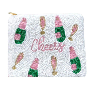 Pochette à monnaie légère et personnalisable, brodée à la main, avec motif de dessin animé classique, forme sur mesure, imprimée en typographie, faite à la main pour femme - Product Image 1