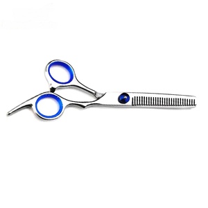Tijeras de Peluquería Profesionales Duraderas de Acero Inoxidable 4Cr13 con Punta Afilada para Diestros, Mango Largo, 28 Dientes, Color Rojo - Product Image 3