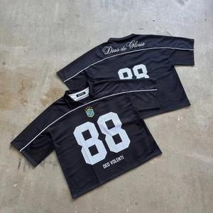 เสื้อยืดผู้ชายระบายอากาศได้ดี ราคาโรงงาน ผลิตสำหรับใส่หน้าร้อน เสื้อยืดสำหรับเล่นกีฬา เสื้อยืดตาข่ายแบบซับลิเมชั่นสั่งทำได้ - Product Image 5