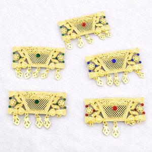 MOLL JEWELLERS - Joyería Vintage Chapada en Oro, Aleación Hecha a Mano, Ecológica, Impermeable, Elegante, con Brillantina, Mini Animales, Borlas y Flores - Product Image 4