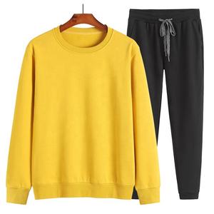 ชุดวอร์ม2ชิ้นมีฮู้ดแบบสวมหัวสำหรับผู้ชายชุดวอร์ม2024แบบใหม่ล่าสุดออกแบบโลโก้ได้ตามต้องการ - Product Image 4