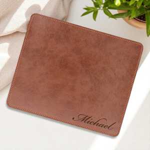 Tapis de souris en cuir véritable, imperméable, antidérapant, pour bureau et jeux, surface lisse, durable, LMP-0023 - Product Image 5
