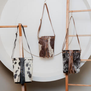 Sac seau en cuir de vachette fait à la main de marque Offre Spéciale en cuir véritable Boho sac Western sac à main cordon classique sac à main pour les femmes - Product Image 4