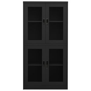 Archivador de Oficina de Acero Antracita de 35.4x15.7x70.9 Pulgadas - Product Image 3