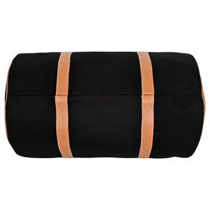 Bolsa de Viaje IRNADO Negra de Cuero Genuino, Ligera y Resistente, para Gimnasio, Fin de Semana, con Forro de Poliéster, Gran Capacidad y Duradera - Product Image 4