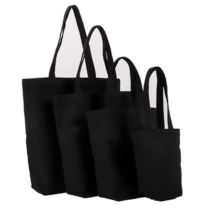 Bolsas de Lona Resistentes al Agua Estilo Inglés Color Sólido Correa para el Hombro Bolsa de Compras para Todas las Temporadas Forro de Poliéster Blanco - Product Image 1