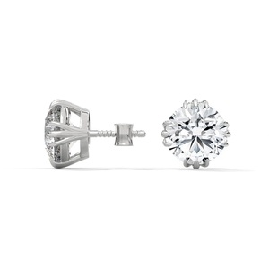 Wholesale S925 Sterling <b>Silver</b> Moissanite Women's <b>Stud</b> <b>Earrings</b> Light Luxury Fashion <b>Earrings</b> for Ladies Stylish Gift Jewelry - Product Image 6