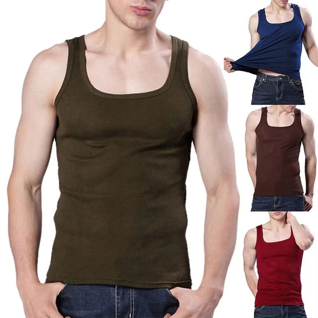 Men's Tank Tops Casual Breathable Best Style Summer OEM Services Hot Sale Tank Top