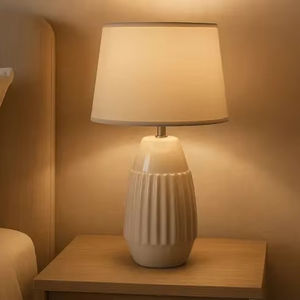 Lámpara decorativa de alta calidad para el hogar, dormitorio, sala de estar, interior, hecha a mano, de madera maciza. - Product Image 1