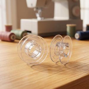 AA0054 <b>Sewing</b> machine plastic bobbin |Clear Plastic <b>Sewing</b> Bobbin <b>Case</b> Round Simple Design for <b>Sewing</b> Machine Accessory - Product Image 5