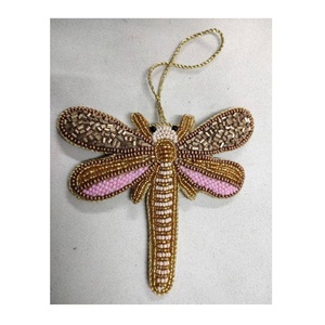 Black & Gold Glass Beaded Bee Bag Charm <b>Key</b> <b>Chain</b> Hold to <b>Keys</b> or Bag Charm Beaded <b>Key</b> <b>Chains</b> for Girls Gifted Accessory - Product Image 2