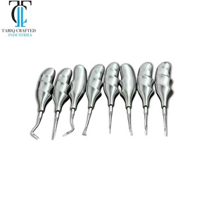 TARIQ CRAFTED INDUSTRIES TCI-DE-005 Élévateur dentaire luxateur en acier inoxydable avec poignée coussinée de luxe, instrument chirurgical certifié CE - Product Image 6