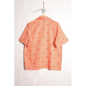 ชุดนอนผ้าฝ้ายพิมพ์ลายสำหรับผู้หญิง เสื้อครึ่งแขนและกางเกงขาสั้น - Product Image 3