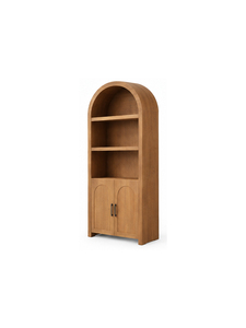 Bibliothèque moderne en teck massif, design minimaliste, meuble de salon, esthétique - Product Image 3