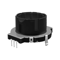 Encodeur mécanique à arbre creux EC28 28 mm pour l'électronique automobile, rotatif, avec alimentation 5 V et durée de vie de 10 000 cycles