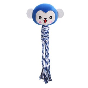Jouet à mâcher pour chien en coton et peluche, motif animal de dessin animé mignon, haute qualité, résistant aux morsures, interactif - Product Image 5