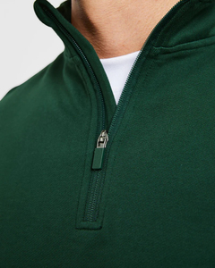 Sudaderas de Forro Polar con Cremallera de Cuarto para Hombre, Personalizables con Logotipo, Venta al por Mayor, Ajuste Oversize, Color Liso, Casual, Manga Larga, Cuello Alto, Tejido de Punto - Product Image 6