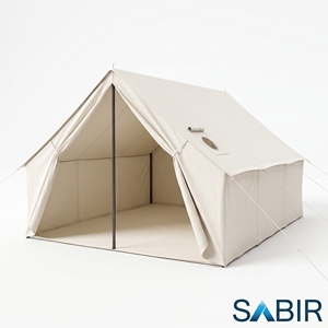 Tente murale en toile de camping extérieure sur mesure 10'x14' et 10'x16' avec cheminée, automatique quatre saisons, pour le marché des États-Unis et du Canada - Product Image 4