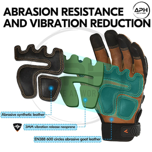 Gants de travail confortables et sûrs de qualité supérieure avec personnalisation de marque – Produit tendance très demandé – Gants anti-choc - Product Image 4