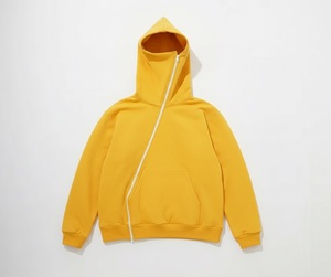 Sudadera con capucha de cuello alto y cremallera completa, de tejido polar suave cepillado, con costuras reforzadas. - Product Image 6