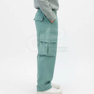 กางเกงคาร์โก้แฟชั่นผู้ชายสไตล์สตรีทแวร์ ลุคเท่ห์ ผ้าใส่สบาย เหมาะสำหรับชุดลำลองและใส่ในชีวิตประจำวัน - Product Image 5