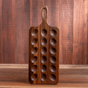 Plateau de service en bois pour œufs farcis avec support, plateau à apéritifs écologique à prix abordable - Product Image 5