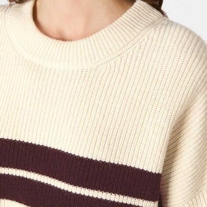Pull en maille pour femme jeune - Style streetwear ample pour l'hiver - Haut en maille doux et respirant de haute qualité pour femme, collection automne 2026 - Product Image 4