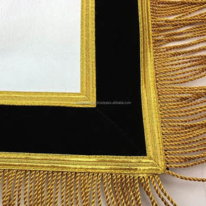 Tablier de rite écossais 32e degré de haute qualité tablier maçonnique personnalisé en velours noir Pakistan fait tablier maçonnique Regalia - Product Image 6
