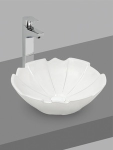 Minimalist Ceramic <b>Round</b> Countertop Tureen <b>Basin</b> Premium Bathroom Above Counter Vessel Sink Trendy Table Top Washing Lavatory - Product Image 2