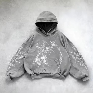 Sudadera con Capucha Corta Personalizada de Corte Regular para Hombre, Sólida, de Invierno, de Alta Calidad, 280 g/m², de Forro Polar de Algodón/Poliéster, Ecológica, Informal - Product Image 3