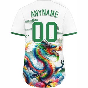 Maillot de baseball par sublimation, chemise de sport performante avec coupe confortable et impression vibrante - Product Image 2