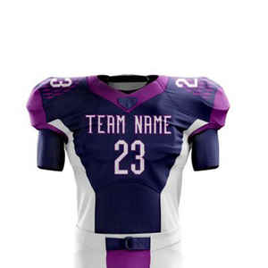 Uniforme de Fútbol Americano de Estilo Único, Personalizable para Equipos Nacionales, Transpirable, Manga Corta, 100% Poliéster, Diseño Personalizable - Product Image 4