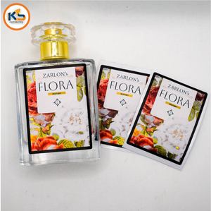 Etiquetas de Perfume Metálicas Brillantes con Lámina Plateada Personalizadas al por Mayor |   Etiquetas Adhesivas de Vinilo Plateado Impermeables para Cosméticos y Perfumes - Product Image 4