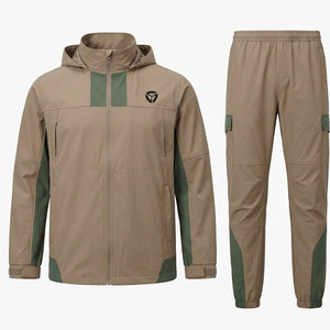 Traje Cortavientos para Hombre, Impermeable, Resistente al Viento, Ligero, Cómodo y Duradero, Ideal para Correr, Ciclismo y Senderismo - Product Image 1