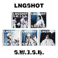 LNGSHOT EP [S.W.I.S.H.] Version standard Livre CD de musique K-Pop - Papier et plastique multi-usages, en coréen, pour tous les âges, Corée du Sud