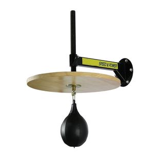 Ballon de vitesse de boxe professionnel en cuir pour entraînement de boxe et musculation - Product Image 1