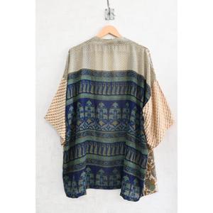 Kimono de Seda Hecho a Mano de Lujo para Mujer, Bata Corta Estampada, Camisón Nupcial, Ropa de Dormir - Product Image 4