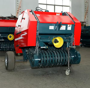 Proveedor mayorista de empacadoras de heno redondas de gran venta con motor y tamaño de paca ajustable, alta densidad y alta productividad - Product Image 1