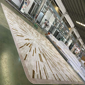 Ensembles de tapis tuftés à la main abstraits personnalisés tapis au design moderne tapis commercial mural tapis fait main pour hôtel villa - Product Image 1