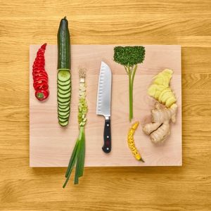 Cuchillos de Cocina Premium con Hojas Afiladas de Acero Inoxidable y Mangos Ergonómicos para Cortar Carne, Verduras, Frutas y Pan - Product Image 2