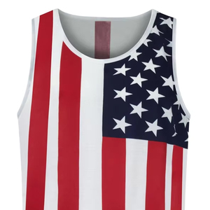 Custom Design High Quality Lightweight Knitted Polyester Cotton <b>Men's</b> Tank Top Breathable Sleeveless Casual Gym <b>Vest</b> Daily Wear - Product Image 2