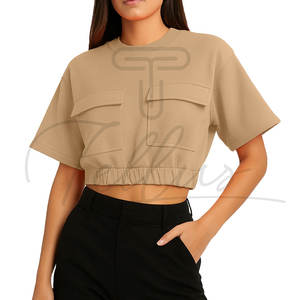 Top Corto para Mujer, Ropa de Moda, Nuevo Estilo, Camisetas Cortas para Mujer, Más Vendidas - Product Image 3